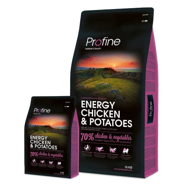 Profine energy kyckling&potatis 3kg