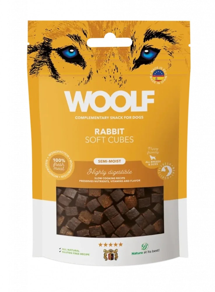 Woolf Rabbit Cubes 100g