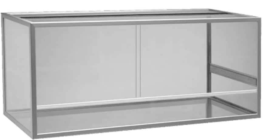 Terrarium aluminium 110x45x50cm