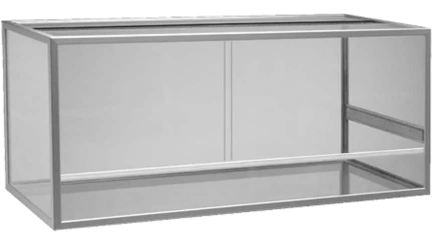 Terrarium aluminium 125x50x60cm