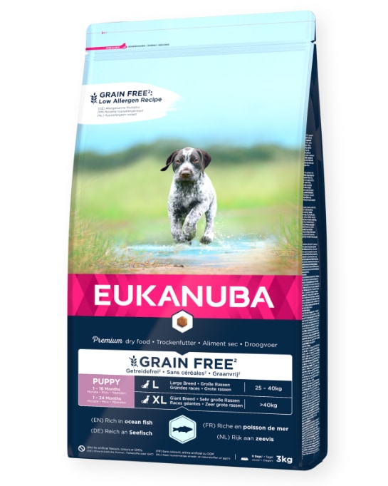 Eukanuba Grain Free L/XL Puppy Ocean Fish 3kg