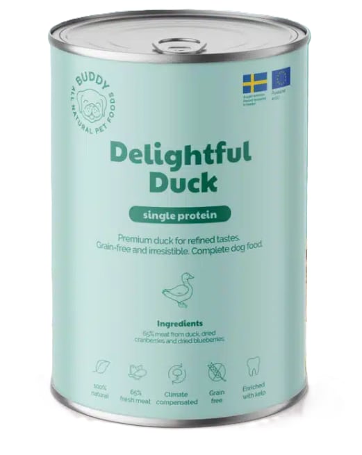 Buddy Petfoods Delightful Duck 400gram