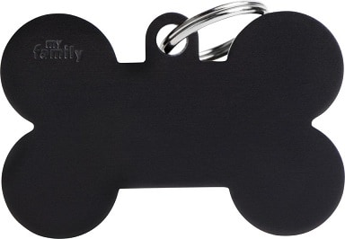 ID-bricka Basic Ben Svart XL