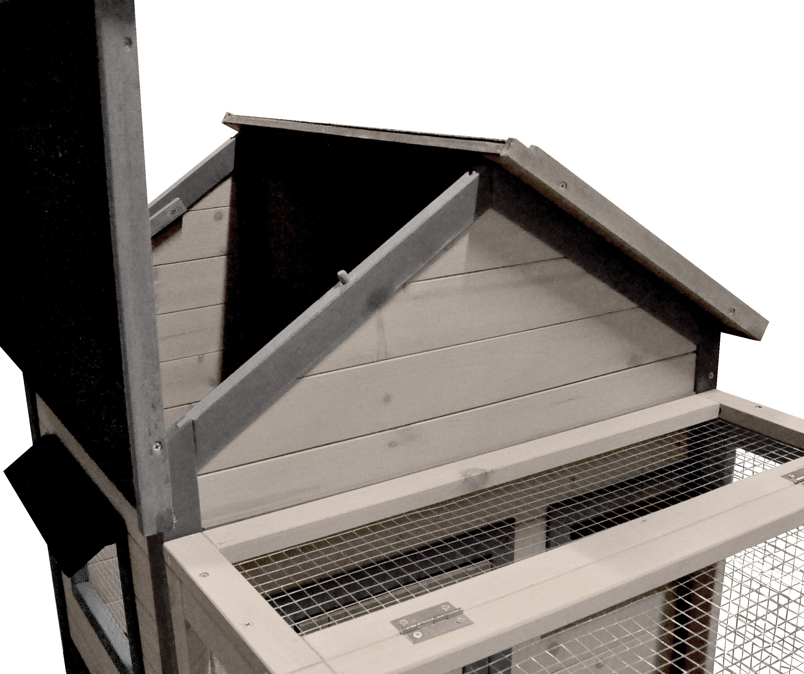 Utomhushage med hus Grace 146x75x83cm - 2