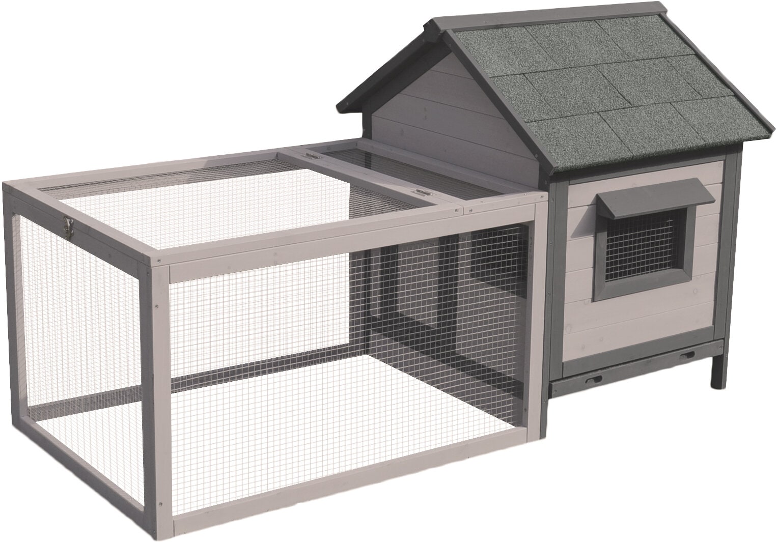 Utomhushage med hus Grace 146x75x83cm