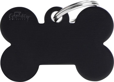 ID-bricka Basic Ben Svart Stor