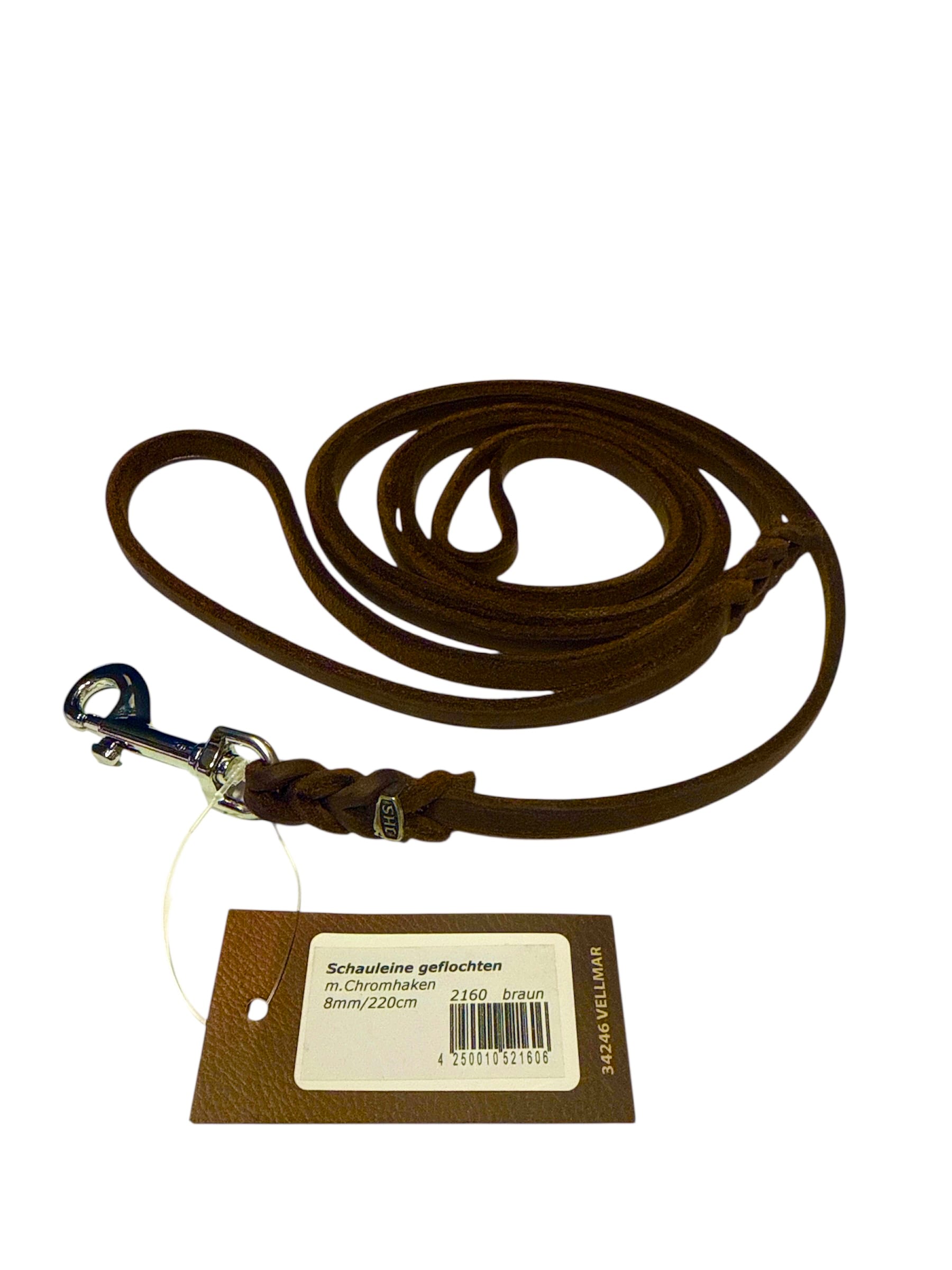 Läderkoppel 8mmx220cm