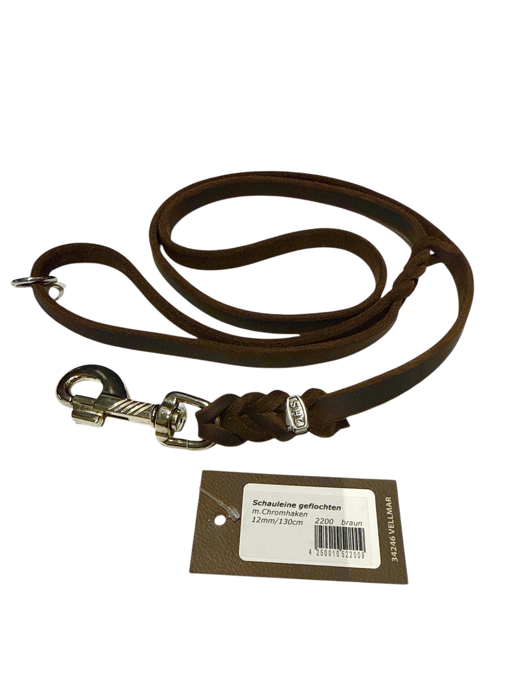 Läderkoppel 12mm/130cm - två färger - 2