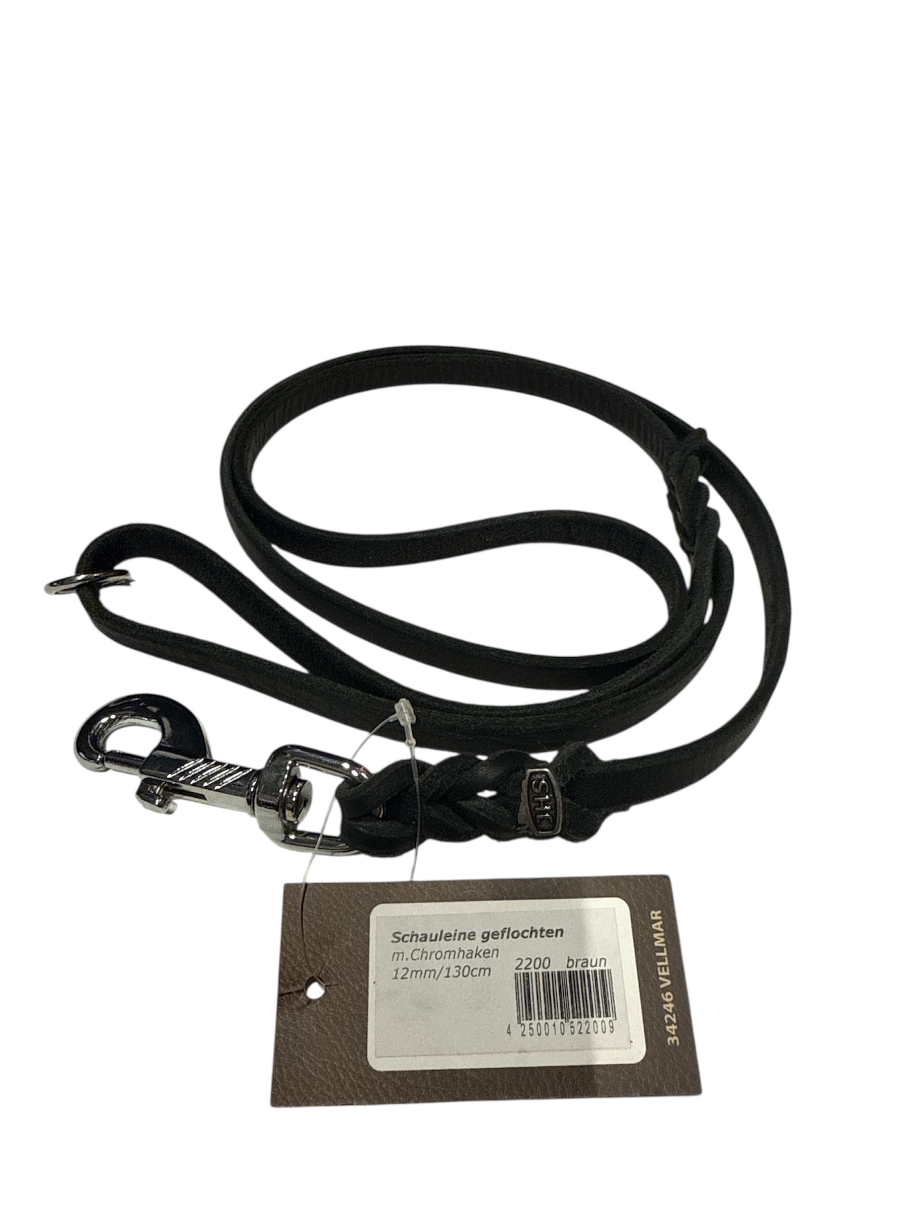 Läderkoppel 12mm/130cm - två färger