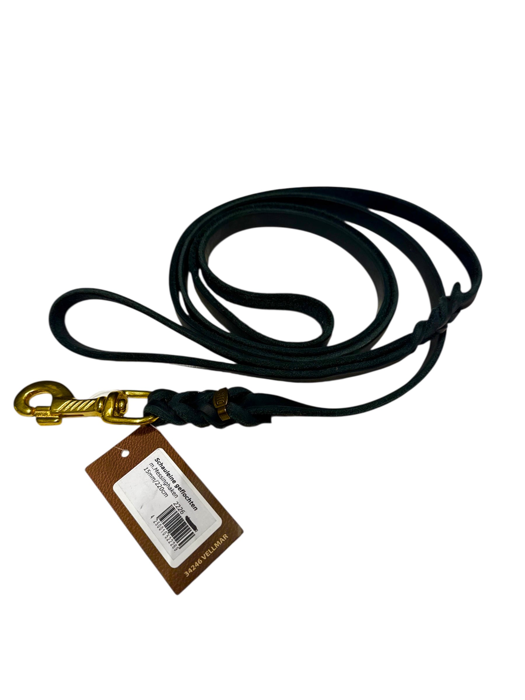 Läderkoppel 15mm/220cm