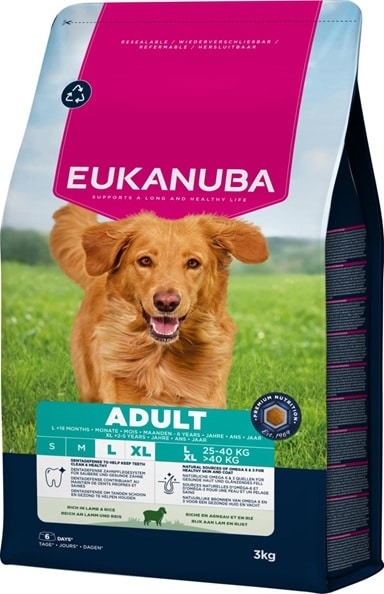 Eukanuba dog adult Large lamb & rice 3kg