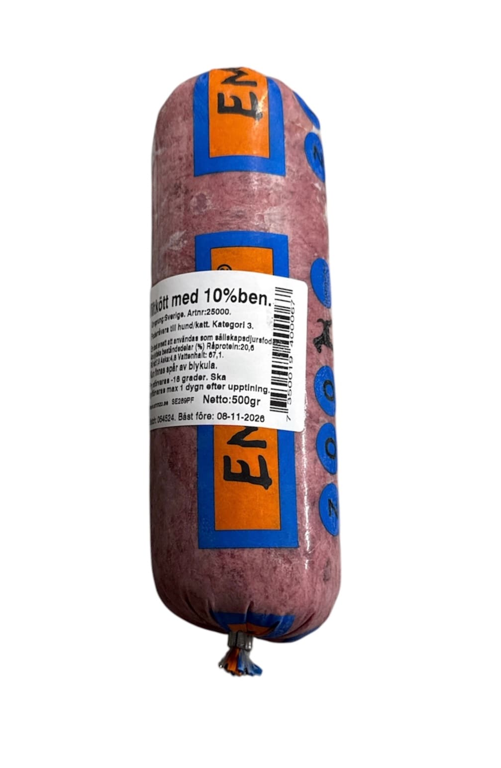 Emmzo viltkött med 10% ben 500g