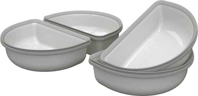 SureFeed Halvskålar 2-pack, flera färger