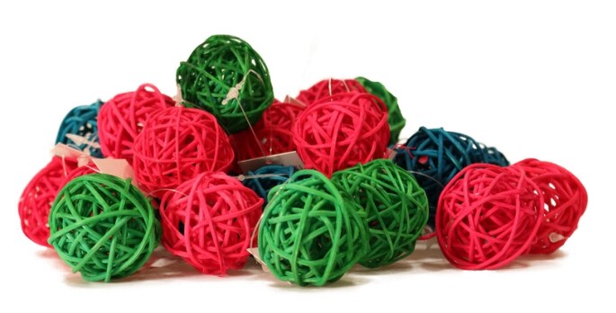 Pilboll mixade färger