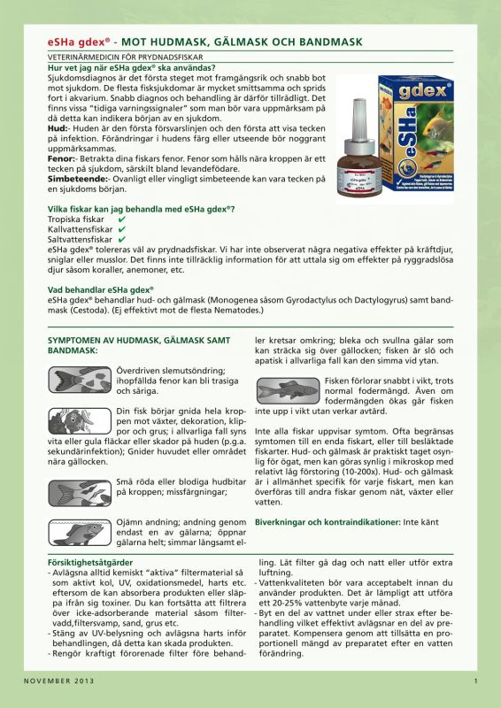 Esha GDEX Medicin Mot Gäl-Hud-bandmask 20ml