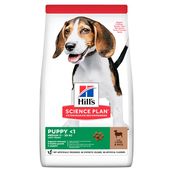 Hill's hund Puppy medium lamb & rice 12kg