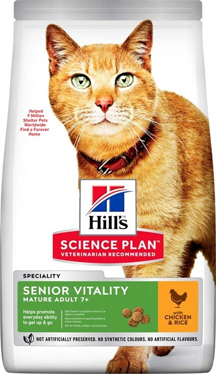 Hill's Katt Senior Vitality 7+ Kyckling 1,5kg
