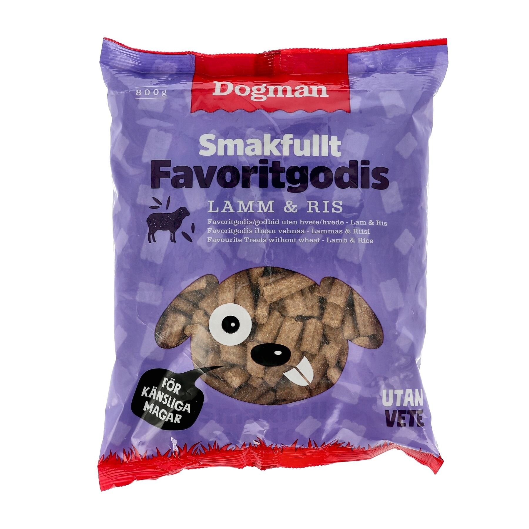 Dogman Lamm&ris snittar 800g