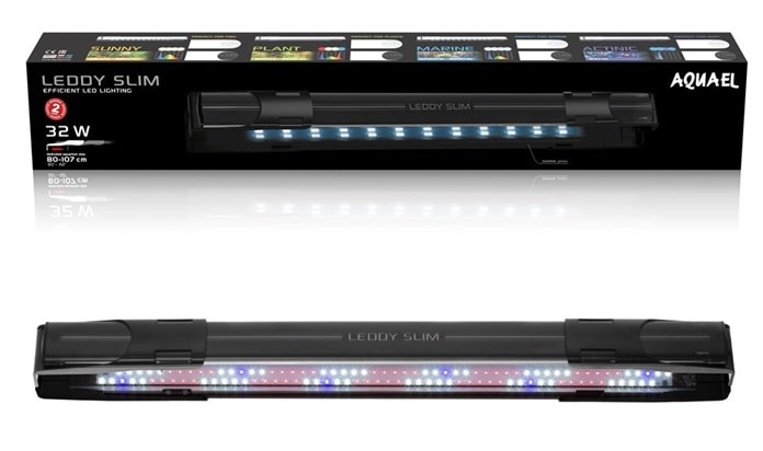 AquaEL LED-belysning Leddy Slim 2.0 Plant Svart 32W 80–107cm