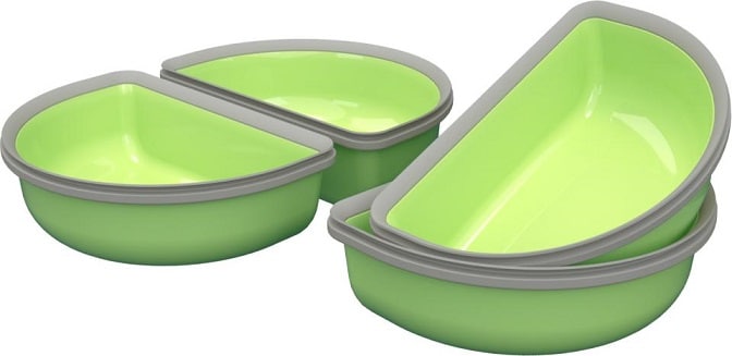 SureFeed Halvskålar 2-pack, flera färger