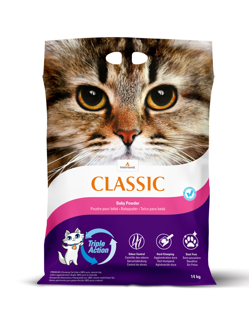 Classic kattsand 14kg Babypowder