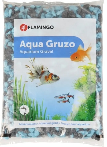 Grus färgat svart/turkos 1kg - 2