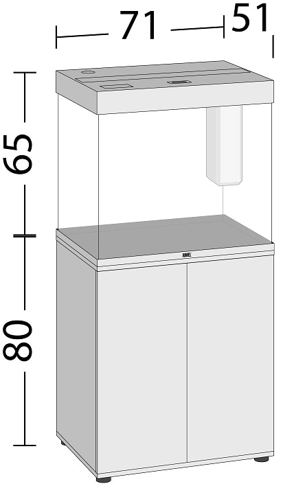 Juwel Lido 200 LED med SBX-bänk Svart - 2