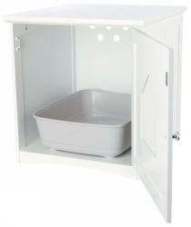 Hus för toalåda Vit - 2