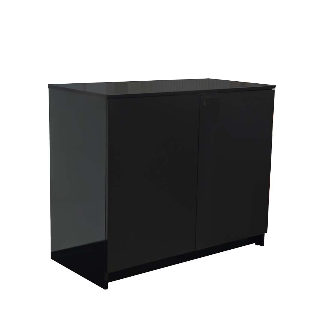 Terrariebänk Svart 90x45x76cm