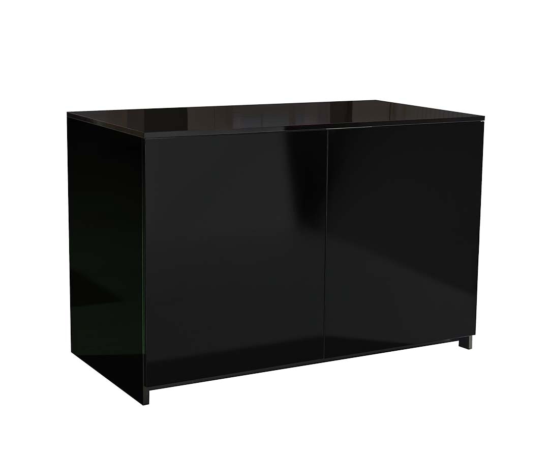 Terrariebänk Svart 112x60x76cm