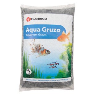 Akvariegrus svart, platta stenar 10kg - 2