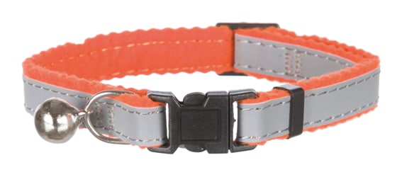 Katthalsband med snabblås , ställbar reflex, mixade färger