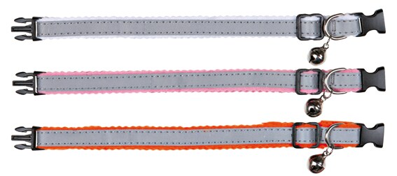 Katthalsband med snabblås , ställbar reflex, mixade färger