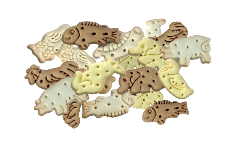 Vegetariska figurkex med vaniljsmak