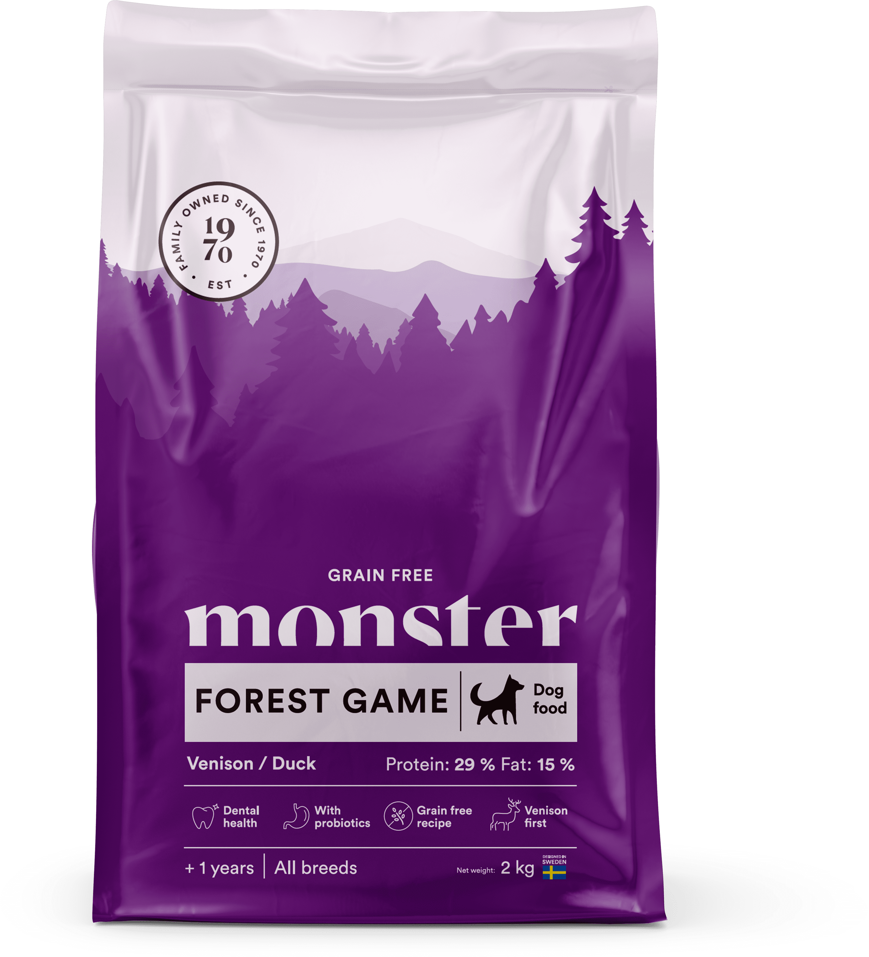 Monster GF Forest Game (Hjortkött) 12kg