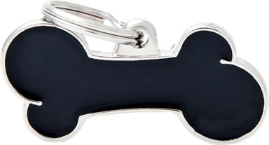 ID-bricka Classic Stort Svart Ben