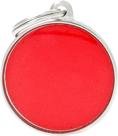 ID-bricka Rund Reflex Stor