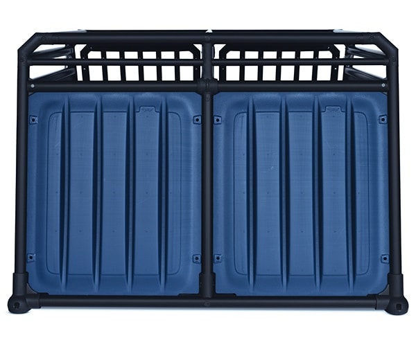 Bilbur 4pets PRO Noir 22 Large Dubbelbur 66×96,5×93,5cm