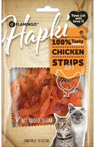 Hapki Chicken soft strips 85gr