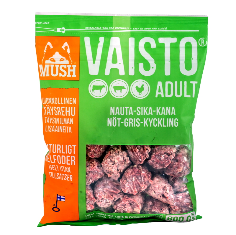 Mush Vaisto Adult grön 800g