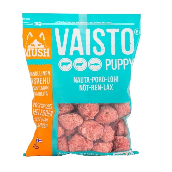 Mush Vaisto puppy nöt-ren-lax 800g
