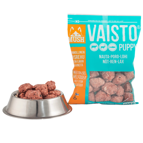Mush Vaisto puppy nöt-ren-lax 800g - 2