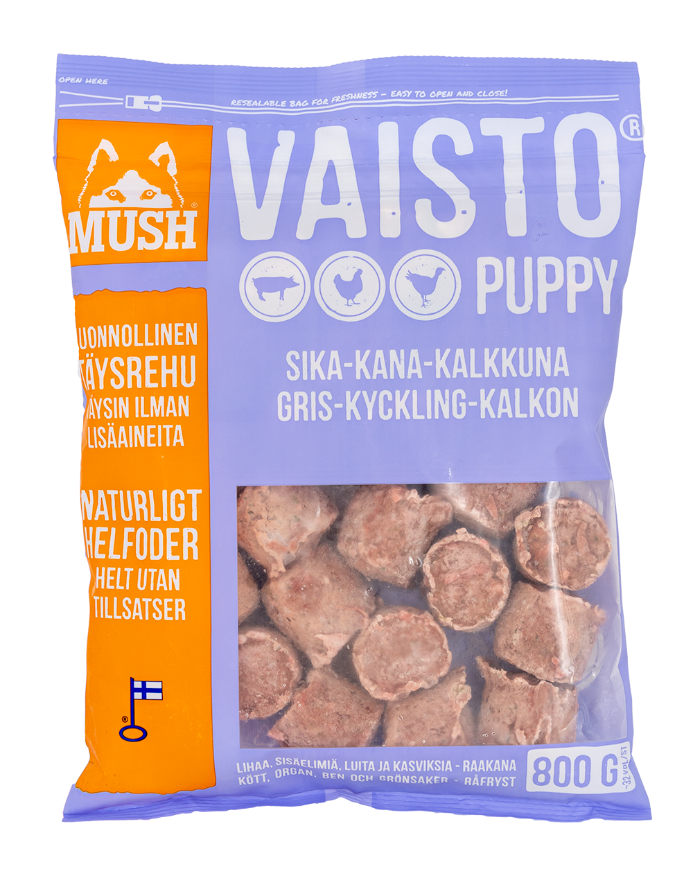 Mush Vaisto Puppy lila 800G