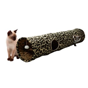 Lektunnel leopard 130x25cm