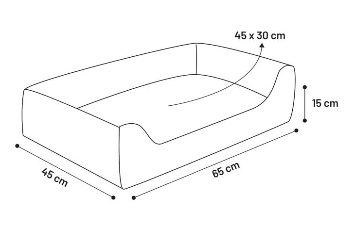 Hundbädd Snoozzy, 2 storlekar