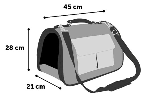 Transportväska Amy grå