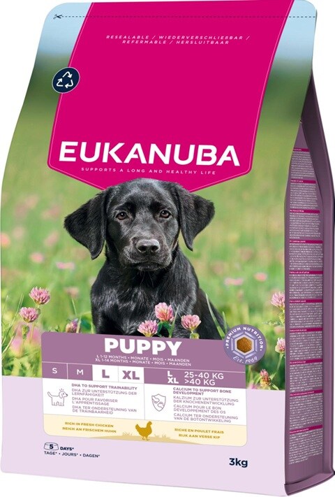 Eukanuba dog puppy large 3kg