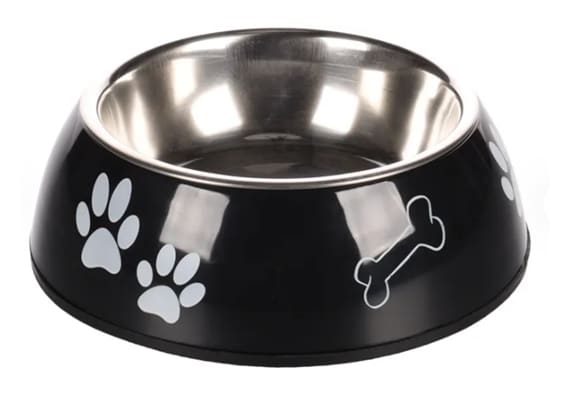 Rostfri Skål Tassmönster - Flera Storlekar