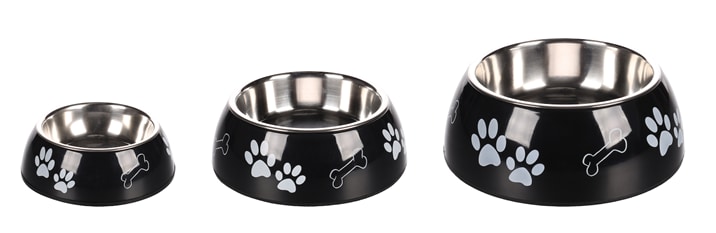 Rostfri Skål Tassmönster - Flera Storlekar - 2