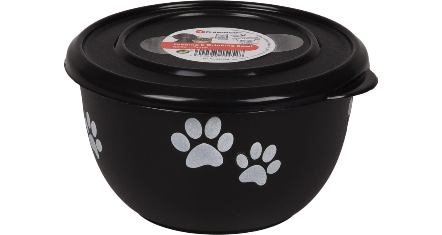 Foderskål med lock, 4 storlekar - 2